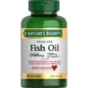 OMEGA 3 NATURE'S BOUNTY 1200 MG + ACEITE DE PESCADO 2400 MG 90 CÁPSULAS BLANDAS