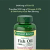 OMEGA 3 NATURE'S BOUNTY 1200 MG + ACEITE DE PESCADO 2400 MG 90 CÁPSULAS BLANDAS