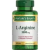 L-ARGININA NATURE'S BOUNTY 1000 MG 50 TABLETAS