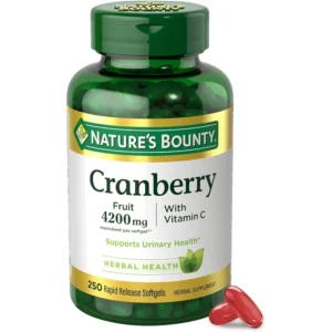 b002y27jre_1.webp CRANBERRY NATURE'S BOUNTY 4200 MG + VITAMINA C 250 CÁPSULAS BLANDAS