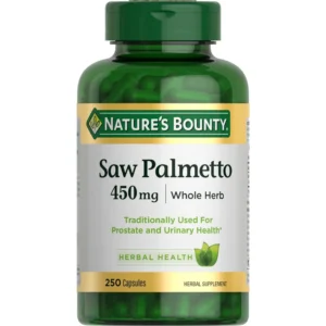 b002y27keq_1.webp SAW PALMETTO NATURE'S BOUNTY 450 MG 250 CÁPSULAS