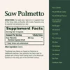 SAW PALMETTO NATURE'S BOUNTY 450 MG 250 CÁPSULAS
