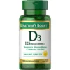 VITAMINA D3 NATURE'S BOUNTY 5000 UI 150 CÁPSULAS BLANDAS