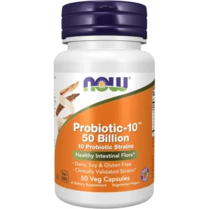 b0031rjxck_0.webp PROBIOTIC-10 NOW FOODS 50 BILLONES UFC 10 CEPAS 50 CÁPSULAS