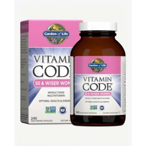 MULTIVITAMÍNICO GARDEN OF LIFE VITAMIN CODE WOMEN 50 & WISER 240 CÁPSULAS