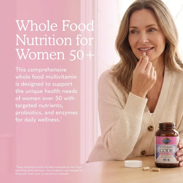 b00322fnpk_1.webp MULTIVITAMÍNICO GARDEN OF LIFE VITAMIN CODE WOMEN 50 & WISER 240 CÁPSULAS