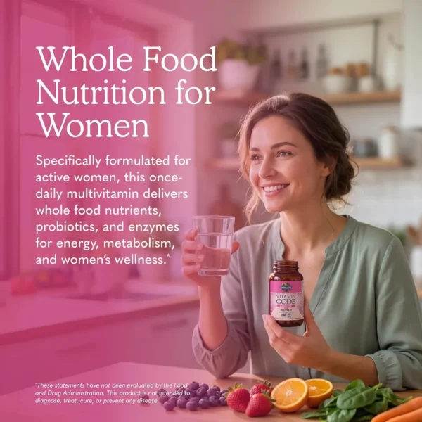 MULTIVITAMÍNICO GARDEN OF LIFE VITAMIN CODE RAW ONE FOR WOMEN 75 CÁPSULAS