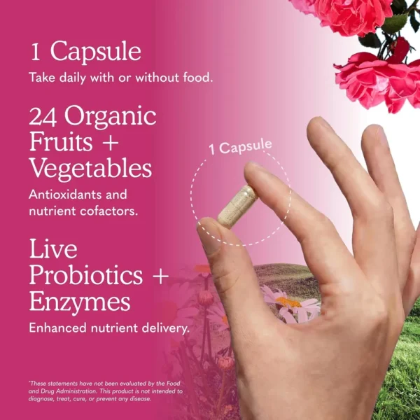 MULTIVITAMÍNICO GARDEN OF LIFE VITAMIN CODE RAW ONE FOR WOMEN 75 CÁPSULAS