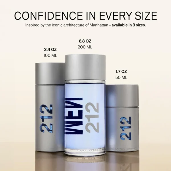 PERFUME CAROLINA HERRERA 212 NYC MEN EDT 6.8 OZ / 200 ML