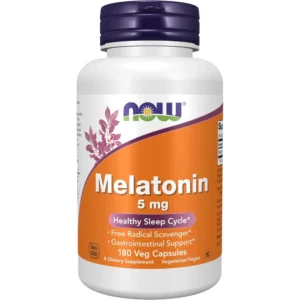 MELATONINA NOW FOODS 5 MG 180 CÁPSULAS