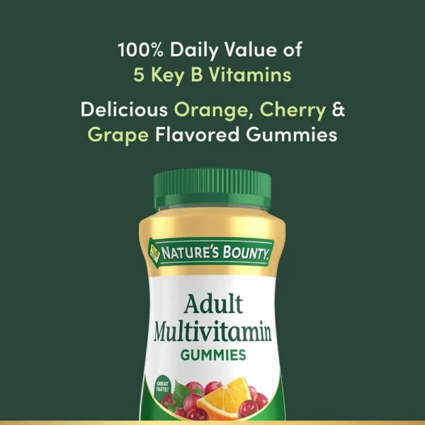MULTIVITAMÍNICO ADULTOS NATURE'S BOUNTY 75 GOMITAS