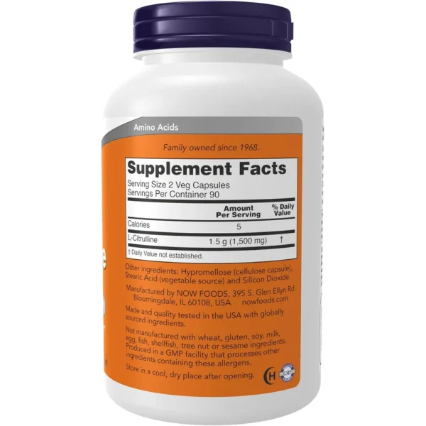 b003o1gk6a_2.webp L-CITRULINA NOW FOODS 750 MG 180 CÁPSULAS