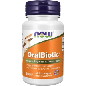 ORALBIOTIC NOW FOODS 60 PASTILLAS