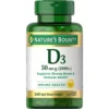 VITAMINA D3 NATURE'S BOUNTY 2000 UI 240 CÁPSULAS BLANDAS