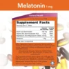 MELATONINA NOW FOODS 1 MG TR COMPLEX 100 TABLETAS | PACK 2
