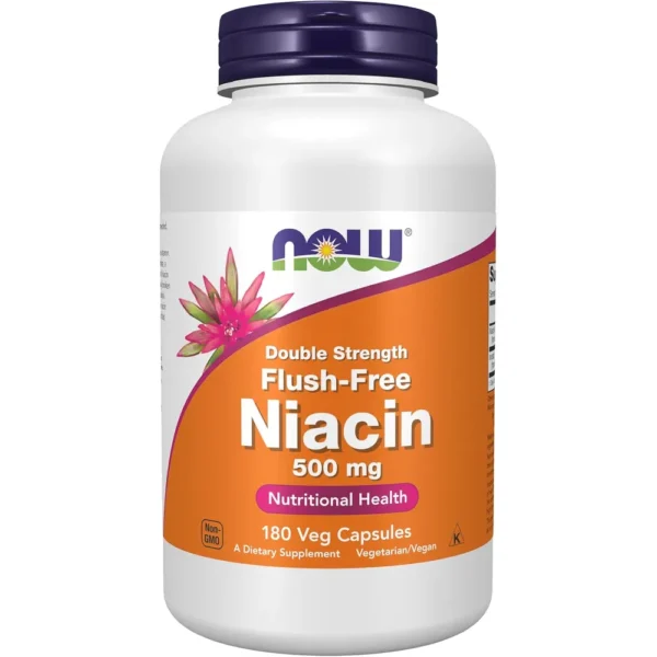 b0041vjltk_0.webp VITAMINA B3 NIACINA NOW FOODS 500 MG 180 CÁPSULAS
