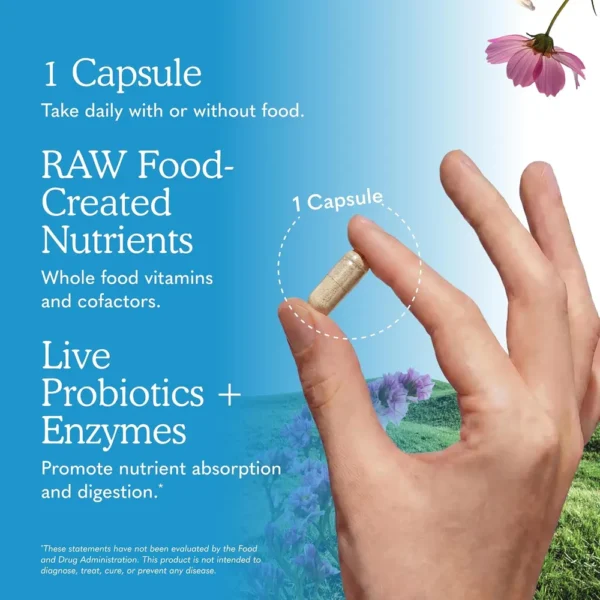 MULTIVITAMÍNICO GARDEN OF LIFE VITAMIN CODE RAW ONE FOR MEN 75 CÁPSULAS