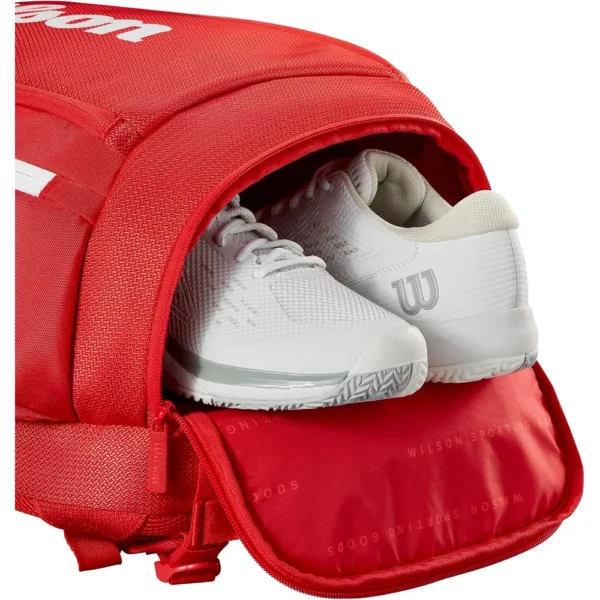 BOLSO WILSON SUPER TOUR 2025 RED CAPACIDAD 2 RAQUETAS
