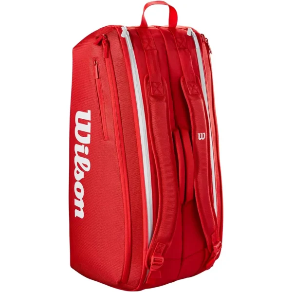 BOLSO WILSON SUPER TOUR 2025 RED CAPACIDAD 9 RAQUETAS