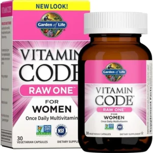 MULTIVITAMÍNICO GARDEN OF LIFE VITAMIN CODE RAW ONE FOR WOMEN 30 CÁPSULAS