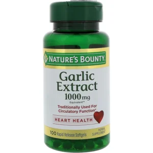 AJO NATURE'S BOUNTY 1000 MG 100 CÁPSULAS BLANDAS | PACK 3