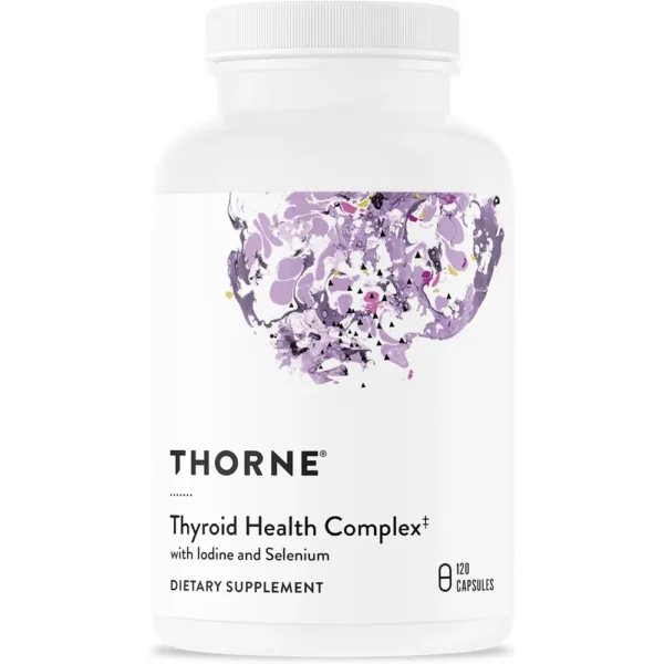 b004w9ngjm_1.webp THYROID HEALTH COMPLEX THORNE YODO + L-TIROSINA + SELENIO 120 CÁPSULAS