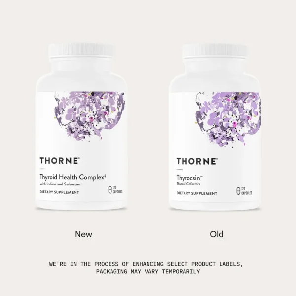 b004w9ngjm_3.webp THYROID HEALTH COMPLEX THORNE YODO + L-TIROSINA + SELENIO 120 CÁPSULAS
