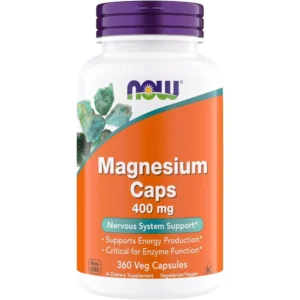 MAGNESIO NOW FOODS 400 MG 360 CÁPSULAS