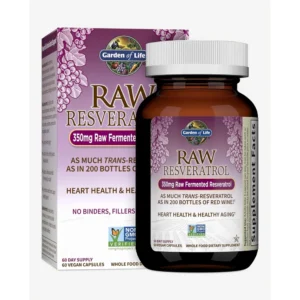 RESVERATROL GARDEN OF LIFE RAW 350 MG 60 CÁPSULAS