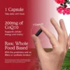 COENZIMA Q10 GARDEN OF LIFE RAW 200 MG + OMEGA 3-6-9 60 CÁPSULAS