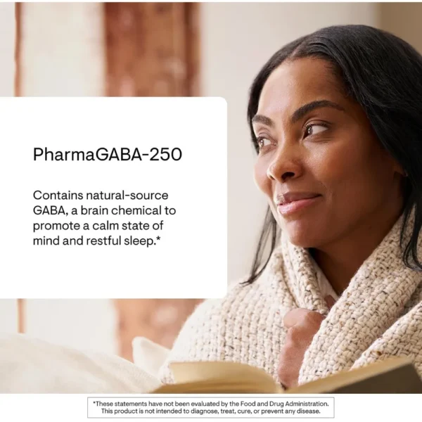 GABA PHARMAGABA-250 THORNE 250 MG 60 CÁPSULAS