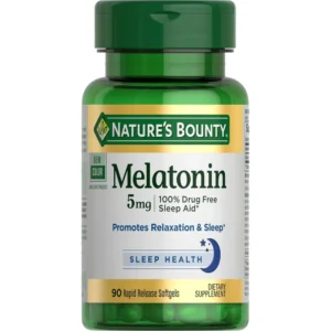 MELATONINA NATURE'S BOUNTY 5 MG 90 CÁPSULAS BLANDAS