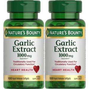 AJO NATURE'S BOUNTY 1000 MG 100 CÁPSULAS BLANDAS | PACK 2