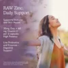 ZINC GARDEN OF LIFE VITAMIN CODE RAW 30 MG + VITAMINA C 60 CÁPSULAS