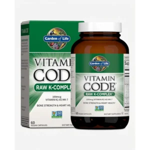 VITAMINA K GARDEN OF LIFE VITAMIN CODE RAW K-COMPLEX 230 MCG 60 CÁPSULAS