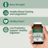 VITAMINA K GARDEN OF LIFE VITAMIN CODE RAW K-COMPLEX 230 MCG 60 CÁPSULAS