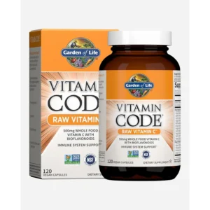 VITAMINA C GARDEN OF LIFE VITAMIN CODE RAW 500 MG 120 CÁPSULAS