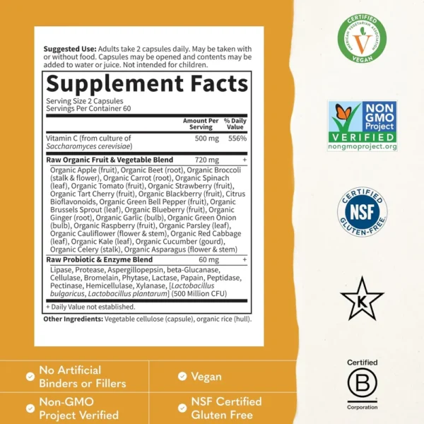 b0098u0s8c_2.webp VITAMINA C GARDEN OF LIFE VITAMIN CODE RAW 500 MG 120 CÁPSULAS