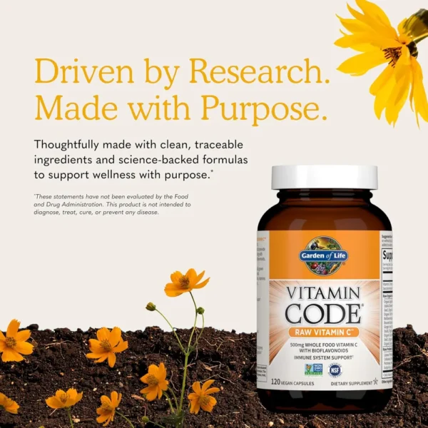 b0098u0s8c_5.webp VITAMINA C GARDEN OF LIFE VITAMIN CODE RAW 500 MG 120 CÁPSULAS