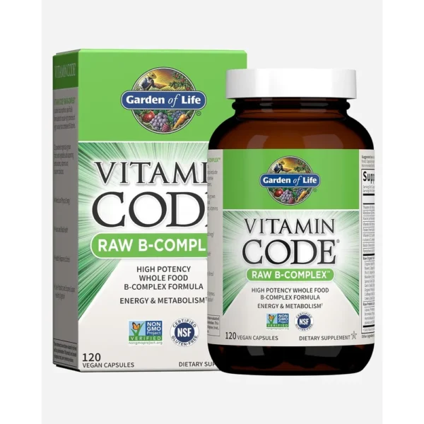 b0098u0sqo_0.webp COMPLEJO B GARDEN OF LIFE VITAMIN CODE RAW 120 CÁPSULAS