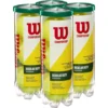 4 PACK PELOTA DE TENNIS WILSON CHAMPIONSHIP AMARILLO 3 UND C/U