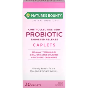 PROBIÓTICO CONTROLLED DELIVERY NATURE'S BOUNTY 30 TABLETAS