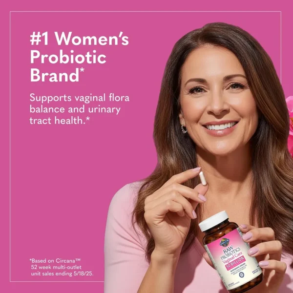 PROBIÓTICO GARDEN OF LIFE RAW VAGINAL CARE 50 BILLONES 38 CEPAS 30 CÁPSULAS