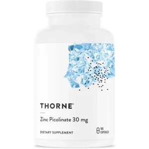 ZINC PICOLINATO THORNE 30 MG 180 CÁPSULAS