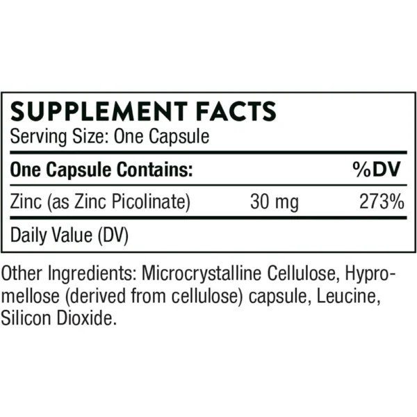 b00b8ytp12_2.webp ZINC PICOLINATO THORNE 30 MG 180 CÁPSULAS