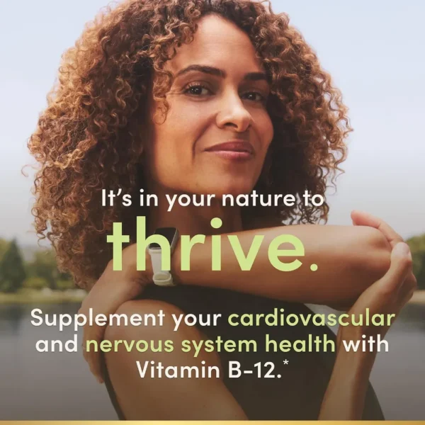 VITAMINA B12 METILCOBALAMINA NATURE'S BOUNTY 1000 MCG 60 TABLETAS
