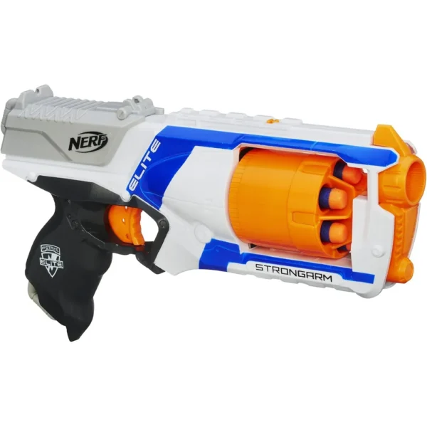 NERF LANZADOR N STRIKE ELITE STRONGARM CON CAÑÓN GIRATORIO