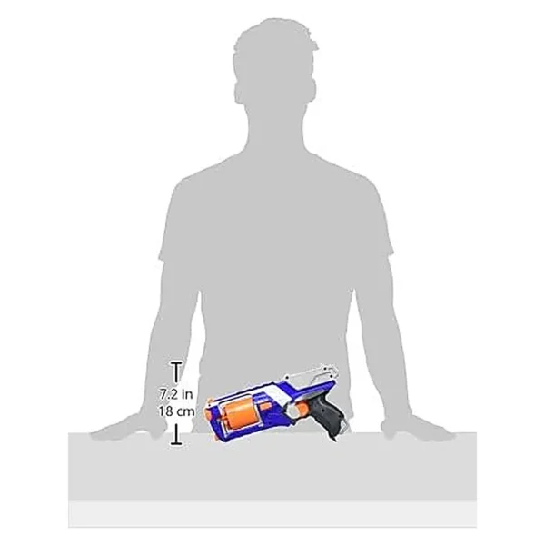 NERF LANZADOR N STRIKE ELITE STRONGARM CON CAÑÓN GIRATORIO