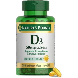 VITAMINA D3 NATURE'S BOUNTY 2000 UI 350 CÁPSULAS BLANDAS