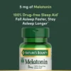 MELATONINA NATURE'S BOUNTY 5 MG 90 CÁPSULAS BLANDAS | PACK 4